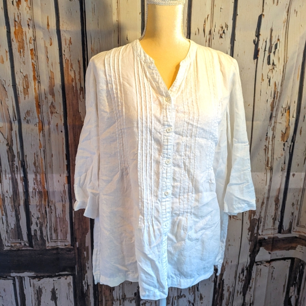 Jones New York sport linen tunic